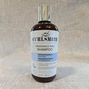 CURLSMITH Fragrance-Free Shampoo, Unscented Curly Hair Shampoo, New Sealed 12 oz